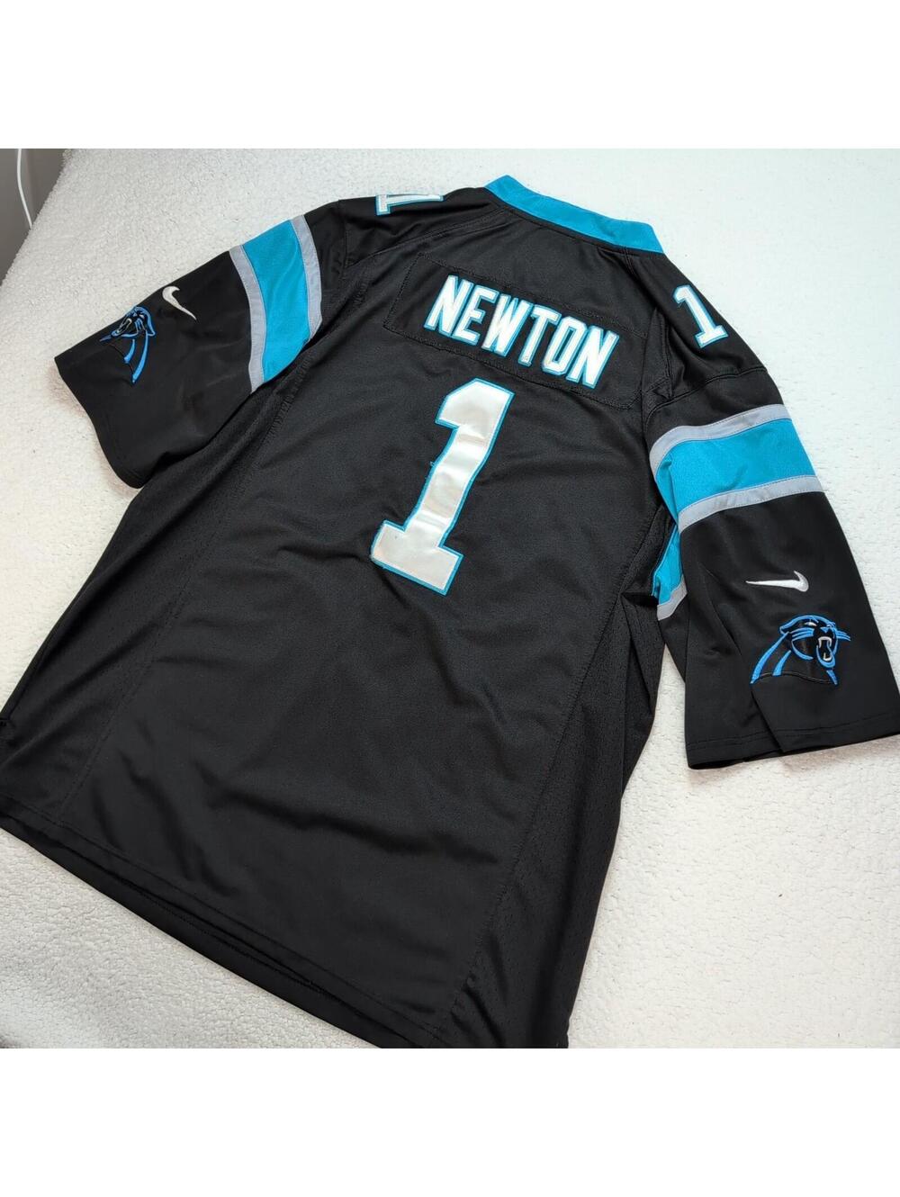 Nike On Field Stitched Cam Newton Carolina Panthers #1 Jersey Men's XL NFL
